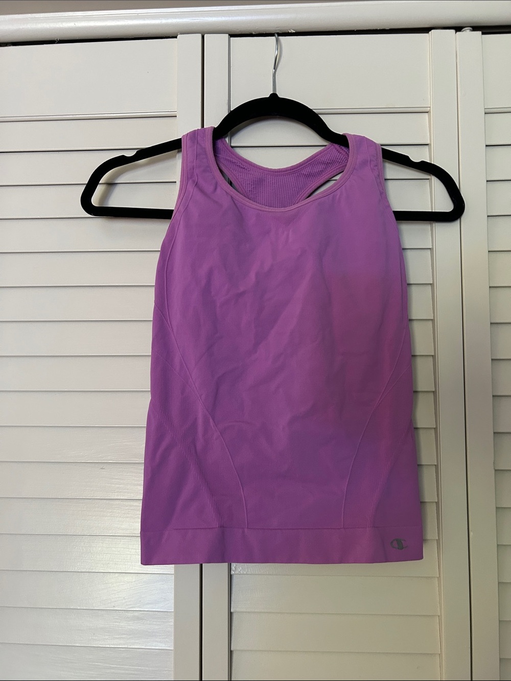 Champion Lavender Performance Razorback Tank Top Size Small